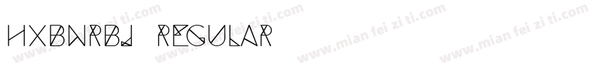 HXBNRBJ Regular字体转换